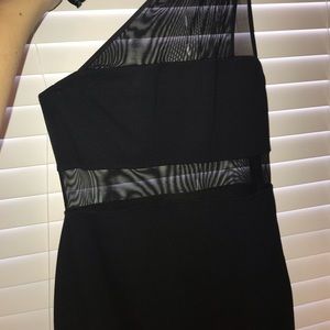 Black Express Bodycon Crop Top Dress  Size 8